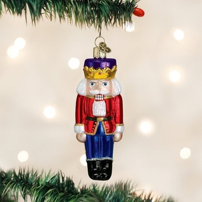 Old World Christmas Glass Ornament, Nutcracker Prince (With OWC Gift Box)