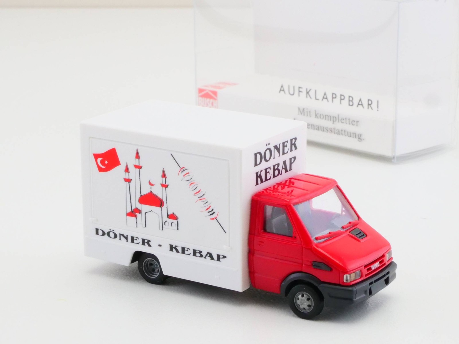 Busch 47917 Iveco Daily Doner Snack Bar Interior Mint! OVP 1706-19-92