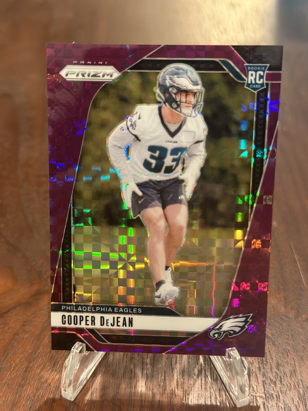 2024 Prizm COOPER DEJEAN Rookie Purple Power /49 Philadelphia Eagles RC #321