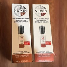 Lot Of 2- NIOXIN System 4 Scalp  Hair Treatment, 6.76 oz