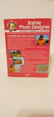 Barbie Photo DESIGNER Digital Camera Book and CD ROM 1998 for sale
