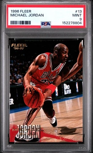 1996 FLEER #13 MICHAEL JORDAN PSA 9