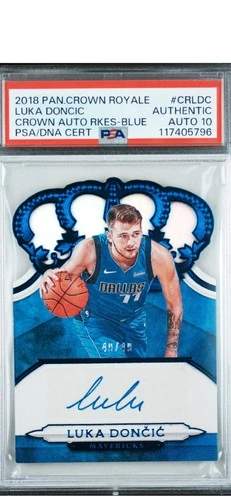 2018 Crown Royale Luka Doncic Auto Blue 49/49