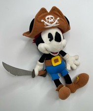 Disney Parks Mickey Mouse 12  Plush Pirates of the Caribbean Signed