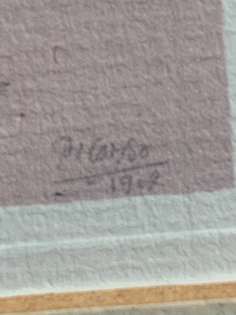 esquisse reproduction femme et son bébé picasso 1907 - Photo 4/4