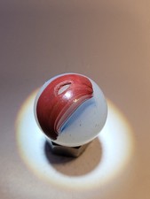 Vintage Marble Akro Agate 0.66 Oxblood Patch