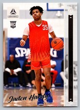 Jaden Hardy 2022 Panini Chronicles Draft Picks #11 Luminance Black