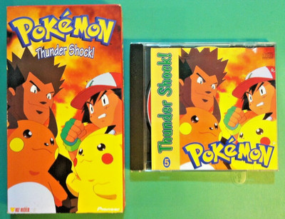  POKEMON  Thunder Shock! Digital Video on CD *VCD* and VHS Pikachu vs Raichu