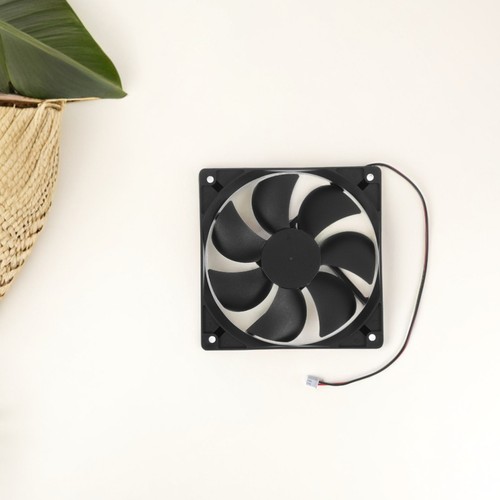 2 Pcs Computerfall -Fan Elektronischer Lüfter Desktop-Gehäuselüfter - Afbeelding 3 van 12