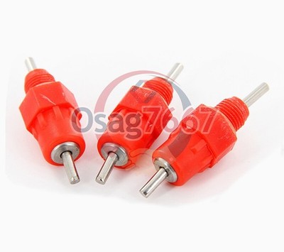 5PCS WATER NIPPLE DRINKER POULTRY CHICKEN   SCREW IN 360 ANGLE   *pz