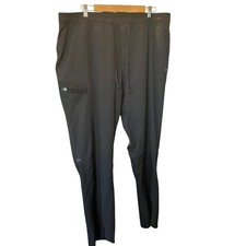 Barco One Wellness Black Scrub Pants XLS Stretch Comfort Gently Worn