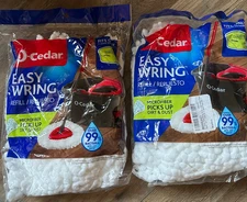 O-Cedar EasyWring 12 in. L Microfiber Mop Refill-2 Pack