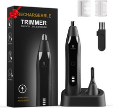 Ear and Nose Hair Trimmer for Men, 2025 Professional Painless USB Rechargeable E
