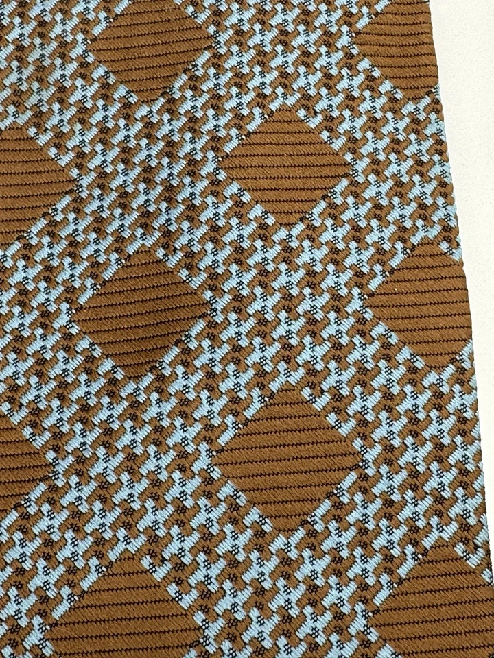 Lote 3 Corbatas Vintage Clip-On Mod Geométricas Retro Patrones 60s 70s Hombres Prendas para el Cuello Foto 4 de 4