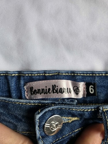 Bonnie Bianca Girls Distressed Ripped Jeans Size 6 - Picture 3 of 3