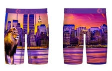 Ethika the Staple Neon "KINGZ JUNGLE" Lion City Skyscrapers Boxers Mn's NIP 2025