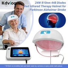810nm PBM Brain Light Helmet 448 Diodes for Parkinson Stroke Neuro Recovery Aid