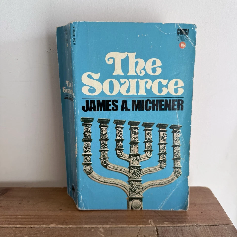 The Source by James A. Michener 1965 Old Israel Historical Arabs Israelis Murder - image 2 of 4