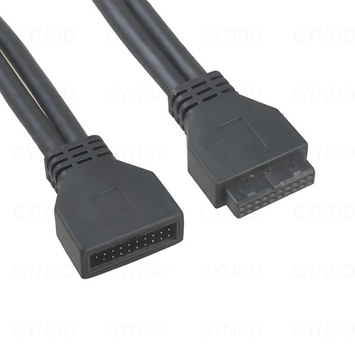 USB 3.0 90 Degree Adapter 19Pin Angle Power Adapter Board For Motherboard 20cm - Afbeelding 7 van 12