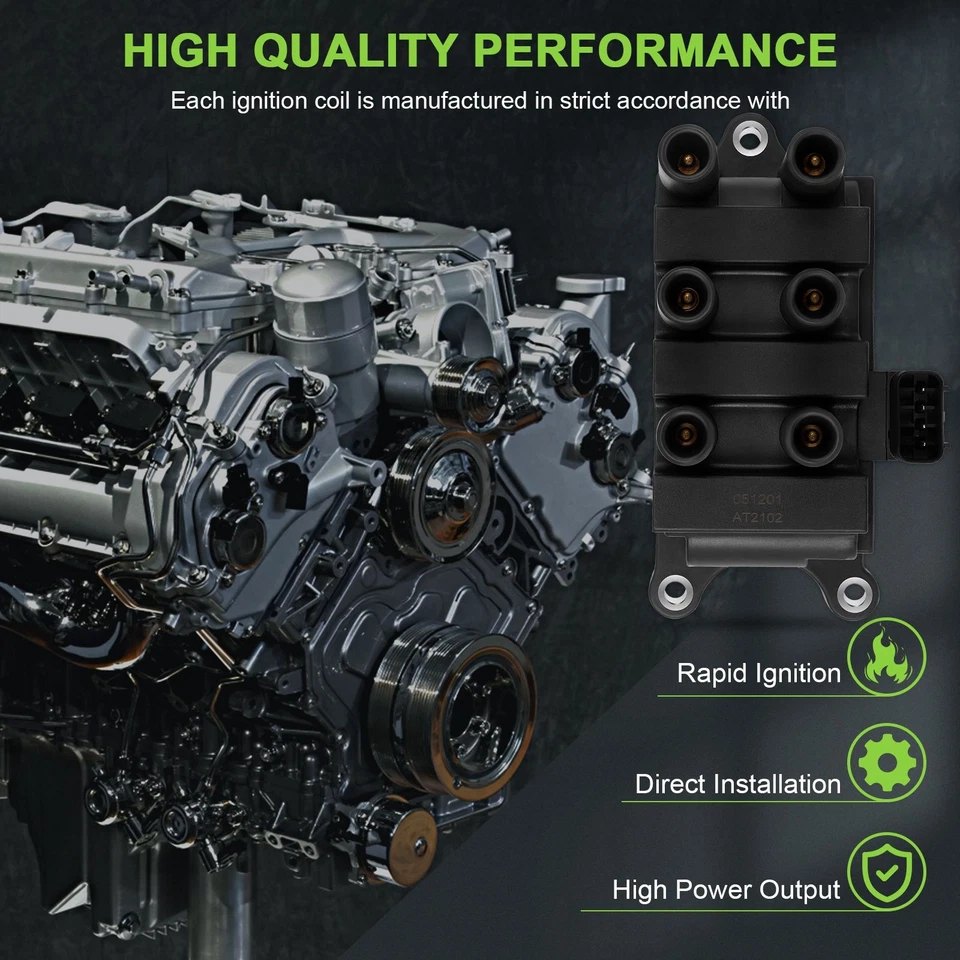 Bobina de encendido V6 de 4,2 L para Ford E-150 Club Wagon 2003 Foto 2 de 4