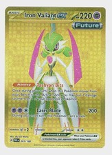Iron Valiant ex SV04: Paradox Rift 261/182 Holo Hyper Rare Pokemon NM on eBay