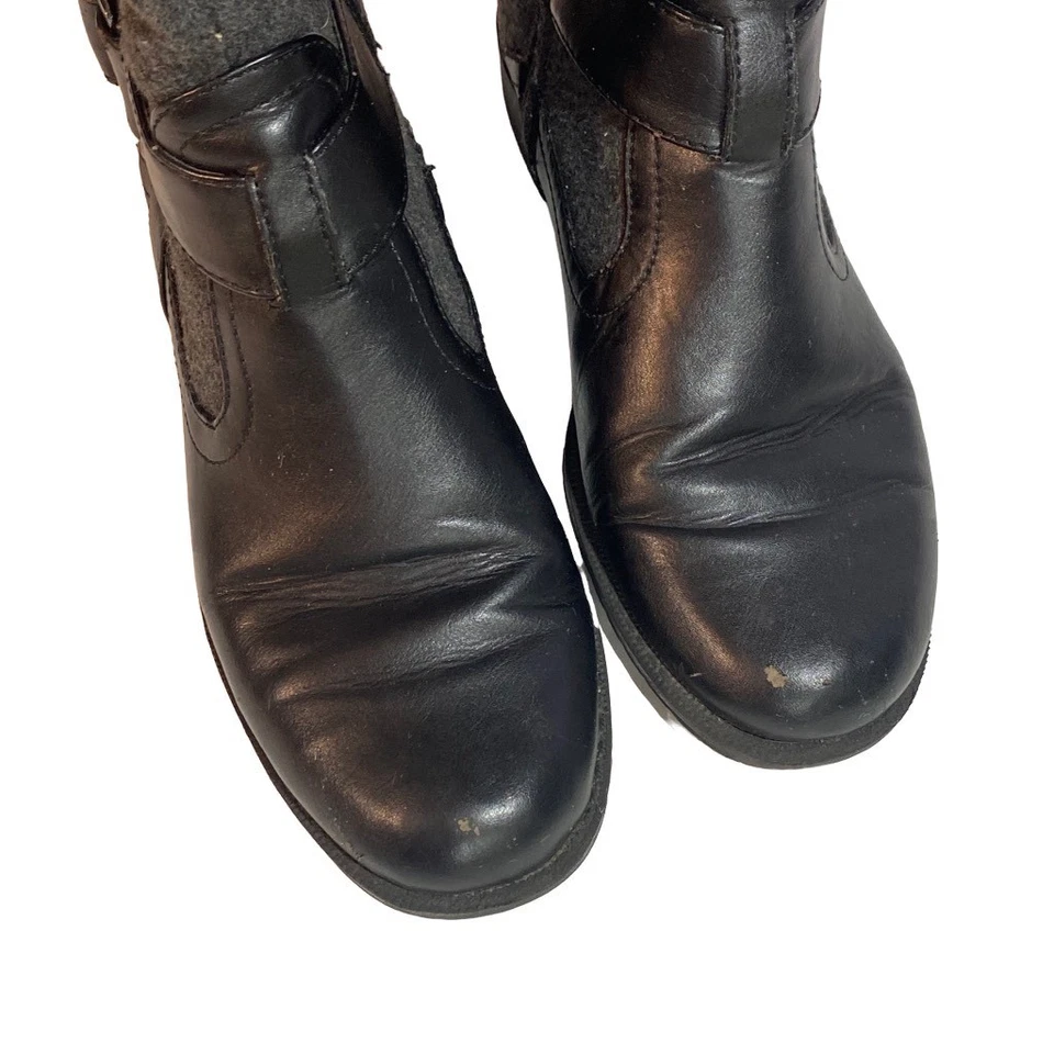 Botas Aerosoles Ride Line Talla 6 1/2 Gris Lana Como Tela Paddock Ecuestre Foto 4 de 4