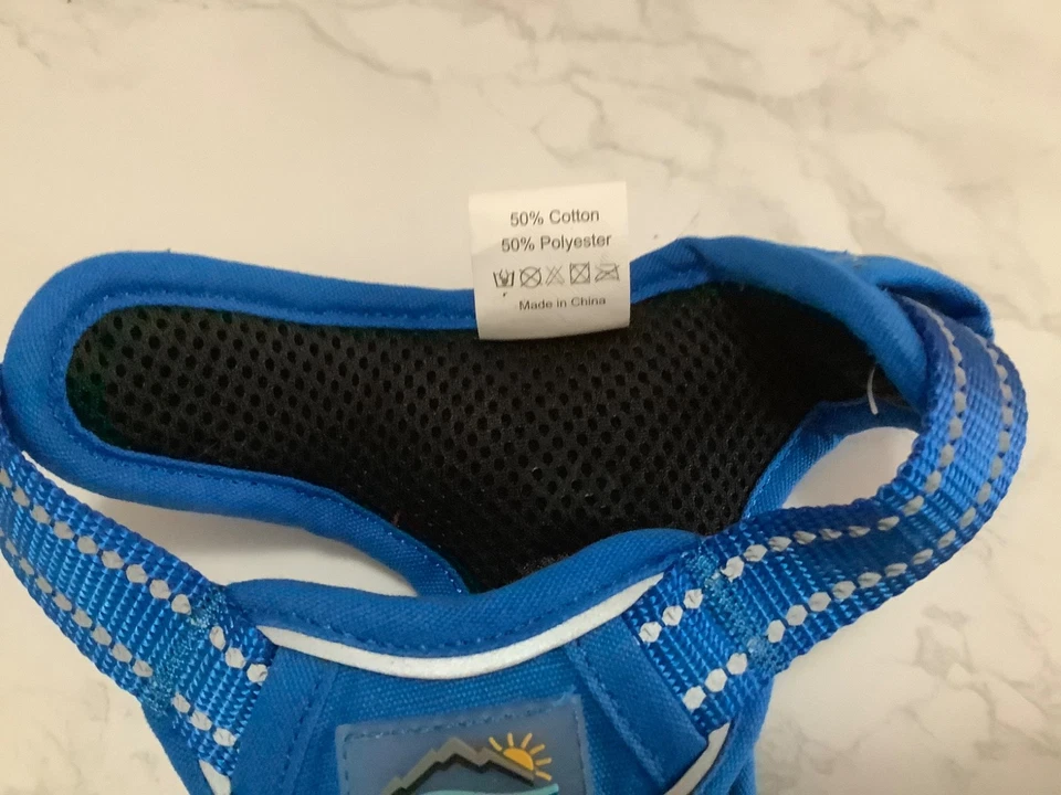 Шлейка для собак Doggie Design без дросселя | синяя накидка и застежка | размер X-Small - Изображение 3 из 4