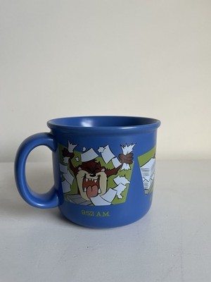 Vintage Taz blau Tasse This Is Going to Be A Long @#!* Tag! Looney Tunes 1997