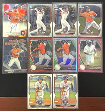 KENNI GOMEZ 2023 Bowman's Best BASE AUTO PROSPECT - Houston Astros Lot 10