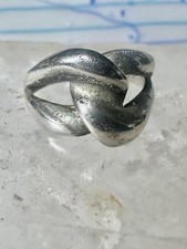 Love Knot ring knot band size 7 sterling silver women girls
