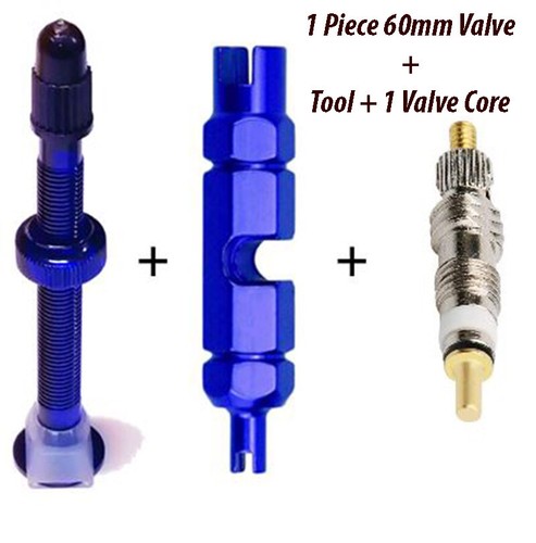 Presta Valve 40mm 60mm , Accessories Valve Core, Core Removal Tool For Bike MTB - Picture 23 of 28