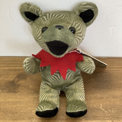 Grateful Dead Bär flüssig blau grün weich Plüsch nicht mehr produziert tanzender Esau Teddy