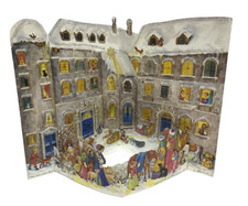 Lillian Vernon Vintage West Germany Paper 3D Advent Calendar 8858