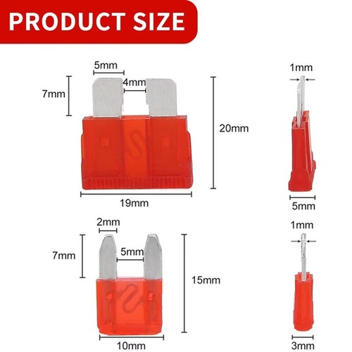 Kit Assortimento Fusibili Lama Auto 800pz Moto Barca Auto Camion Accessori Parte - Foto 4 di 5