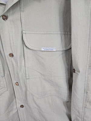 Chemise de pêche ventilée Simms homme XL beige marron manches