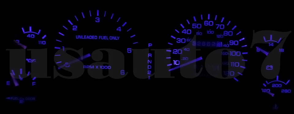 Dash Cluster Gauges BLUE SMD LEDs LIGHTS KIT Fits 94-97 Dodge Ram 1500 2500 3500 - Изображение 2 из 2