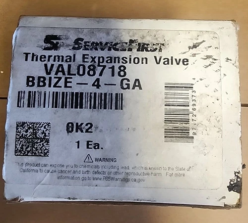 Trane VAL08718 VALVE; TXV W/ SWEAT FITTINGS, 4 TON, 3/8 IN INLET X 1/2 IN OUTLET