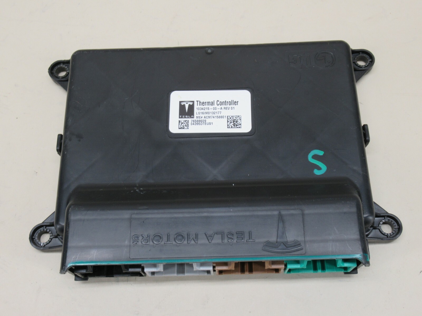 TESLA MODEL S THERMAL CONTROLLER ASSIST UNIT MODULE COMPUTER 1034215-00 ...