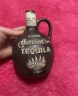 Rare Hussong Silver Tequila Round Bottle Clay Vase Jug Bar Home Decor — photo 7