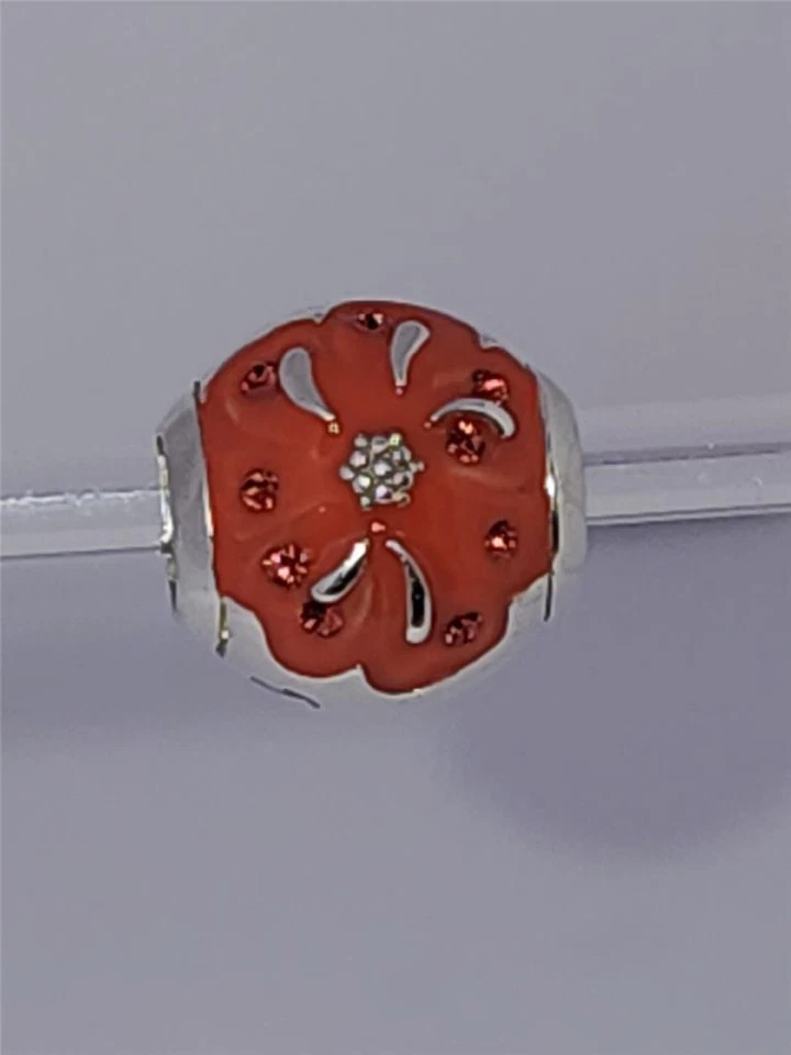 Chamilia RADIANT BLOOMS ~DAUGHTER~ Swarovski, Enamel & Sterling Bead 2025-1867 - Image 3 of 4