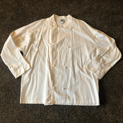 CHEF REVIVAL 3X Basic Long Sleeve Jacket - White - 3X