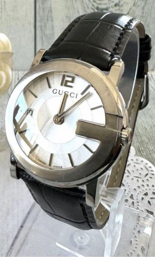 Montre GUCCI 101J argent blanc [rare]