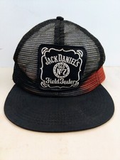Vintage USA MADE Full Mesh Jack Daniels Whiskey Trucker Hat Snapback Cap