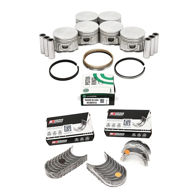 Pistons Main Rod Bearings Fit 91-02 Ford Ranger Taurus Mazda Mercury 3.0 - Image 2 of 4