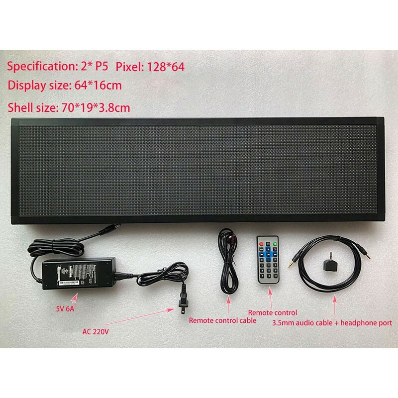 2*P5 Music Spectrum Rhythm Light W/ Shell Voice Control For Car Audio KTV Stage