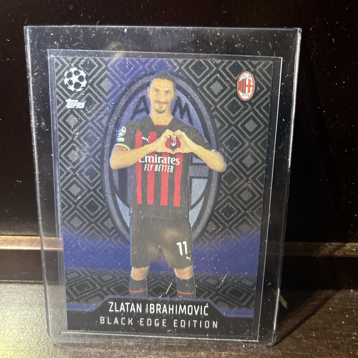 Zlatan Ibrahimovic Black Edge Edition - Match Attax Extra 2022/23