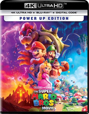 NEW The Super Mario Bros. Movie (2023) 4K Ultra HD Blu-ray 2-Disc US Release