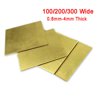 Messingblech 3mm Dicke - 100x100mm Qualitätsmessing Für Bastelprojekte