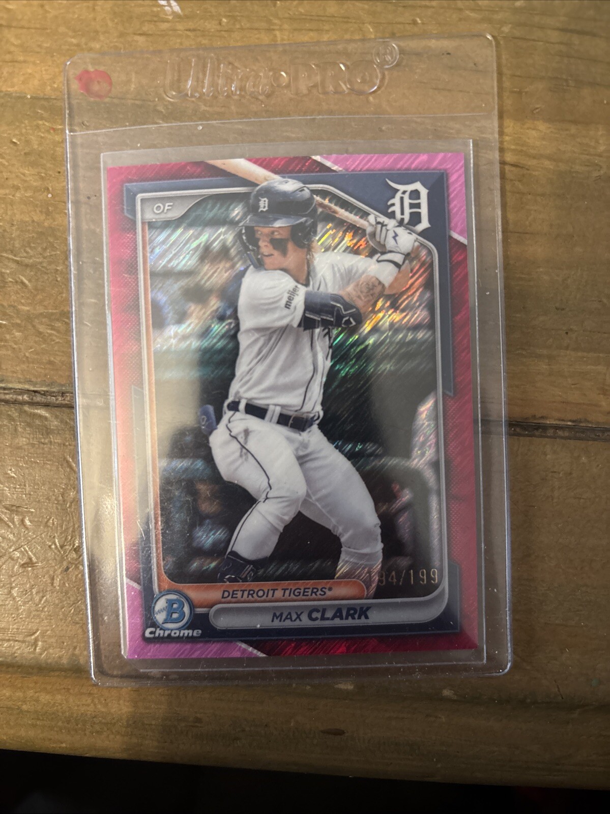 2024 Bowman - Chrome Prospects Purple Refractor #BCP-74 Max Clark /250 (RC)