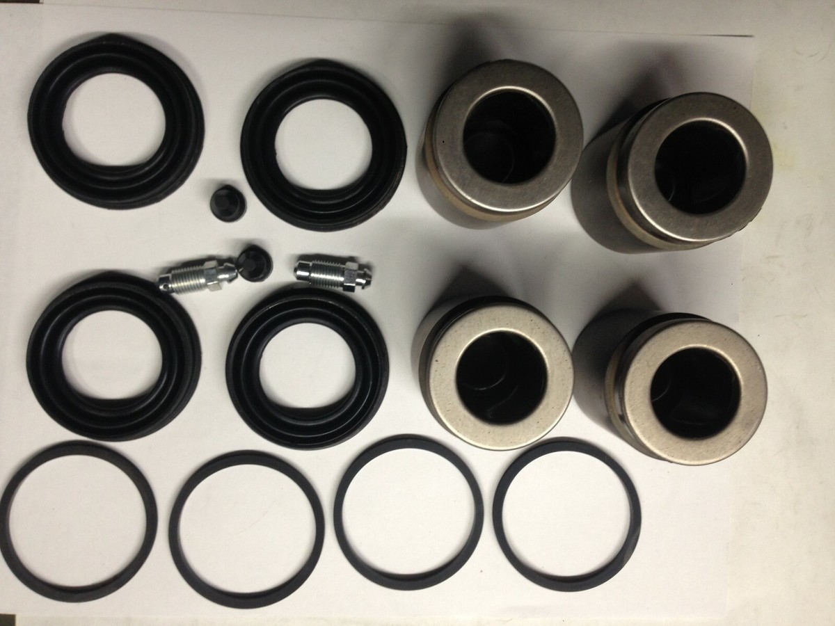 4 Pc Carlson Front Disc Brake Caliper Pistons Compatible - View #3